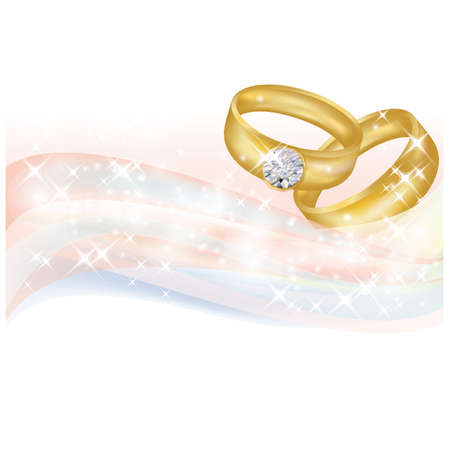 Wedding banner, vector illustration のイラスト素材