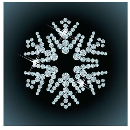 Brilliant snowfla illustrationのイラスト素材