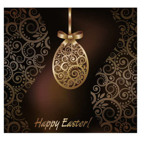 Happy Easter greeting cardのイラスト素材