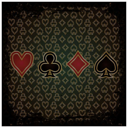 Abstract Poker wallpaper illustration 