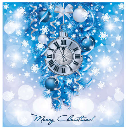 Elegant New Years background, vector illustration のイラスト素材