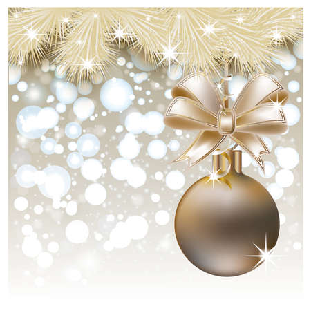 Merry Christmas invitation card, vector illustration のイラスト素材