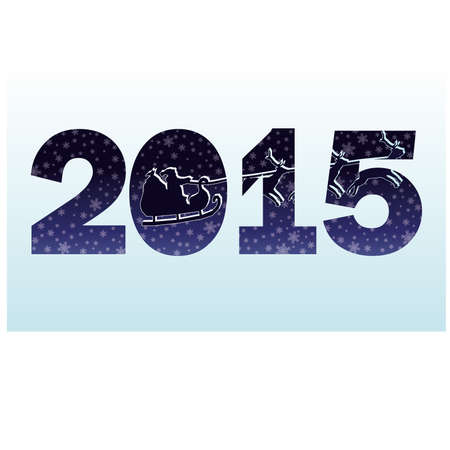 2015 Happy New Year invitation card, illustrationのイラスト素材