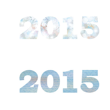Happy new 2015 year banners, vector illustrationのイラスト素材