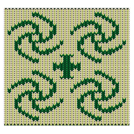Celtic knitted texture, vector illustrationのイラスト素材