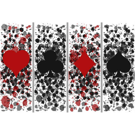 Casino poker banners, vector illustrationのイラスト素材
