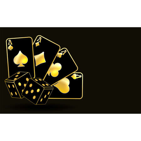 Casino poker vip card, vector illustrationのイラスト素材