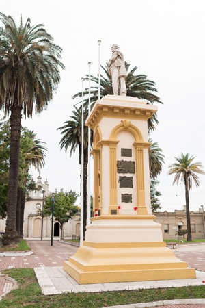 Carmelo, Colonia / Uruguay; Dec 27, 2018: Statue of JosÃ© Gervasio Artigas in Artigas Squareのeditorial素材