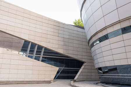 Montevideo / Uruguay, Dec 28, 2018: Cultural Complex of the Telecommunications Tower or Antel tower,...