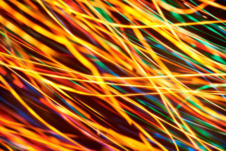 Abstract dynamic background, colorful oblique light lines. Concepts of motion, energy and vitality.