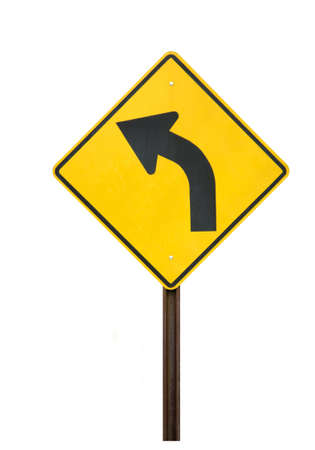 A real road sign complete with grunge. 12MP camera, isolated.の写真素材