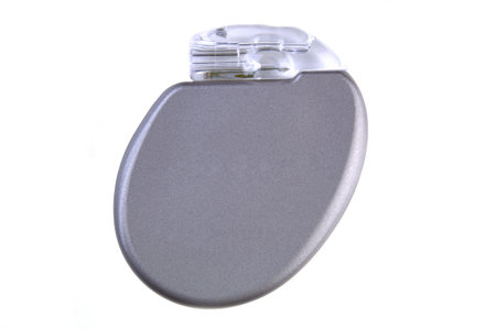 An ICD (Implantable Cardioverter Defibrillator) with pacemaker, 11mm thin, 30cc volume, 2.9 ounces,...