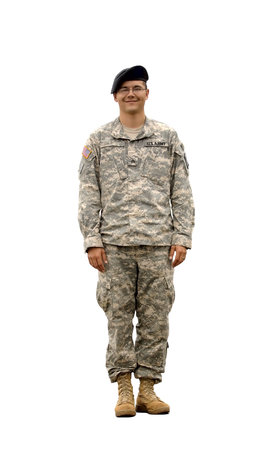 A real U.S. Army Soldier, Sergeant. 