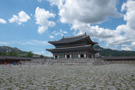 Gyeongbokgung Palace, Seoulのeditorial素材