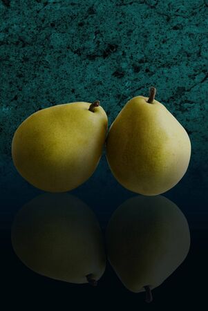 Digital art work of Two Pearsの写真素材