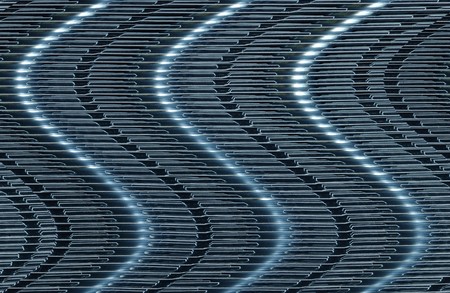  digital art work from air conditioner grill                