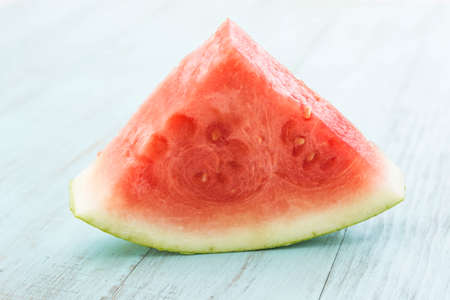 One slice of watermelon food snack in summertime