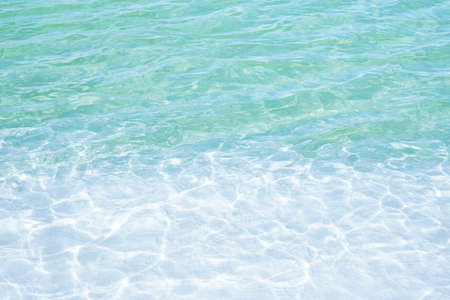 Sparkling clear lake waterの写真素材