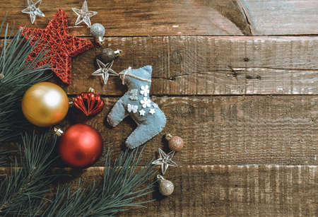 Christmas Ornaments Background Photographyの写真素材