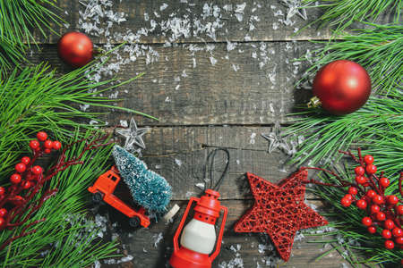 Christmas Ornaments Background Photography