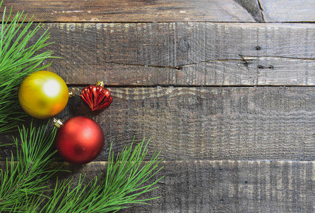 Christmas Ornaments Background Photographyの写真素材