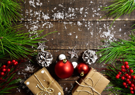 Christmas Decoration Background Photographyの写真素材