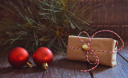 Christmas Ornaments Backgroundの写真素材