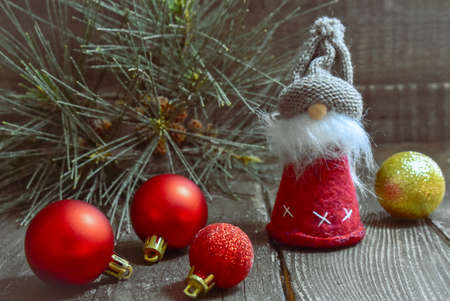 Christmas Ornaments Backgroundの写真素材