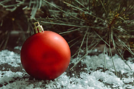 Christmas Ornaments Backgroundの写真素材