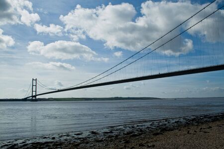 Humber bridge crossingの写真素材