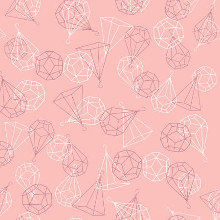 Succulent terrariums pattern.のイラスト素材