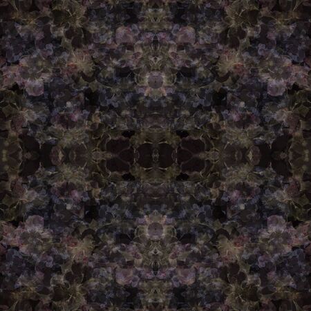 picture floral motifs on blackの写真素材