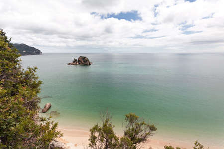 Beach landscape in the National park of Arrabida.の写真素材