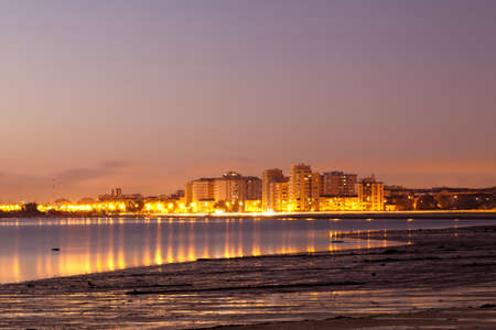 The river and the city.の写真素材