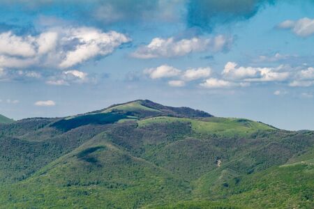 View of the mountains, near the city of Gelendzhik. Russia