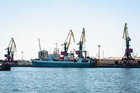 KALININGRAD, RUSSIA - May 13, 2018 Port of Kaliningradのeditorial素材