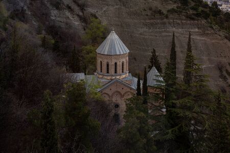 St. David s Church near Mtatsminda Pantheon, Tbilisi, Georgiaの写真素材
