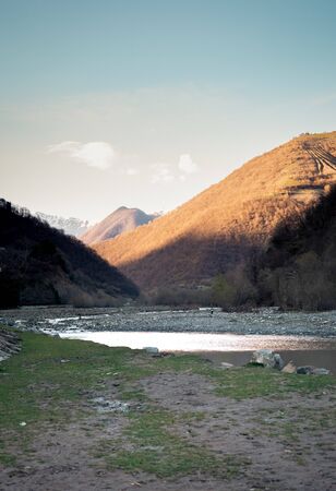 Iori River. Kakheti Region Georgia Caucasus