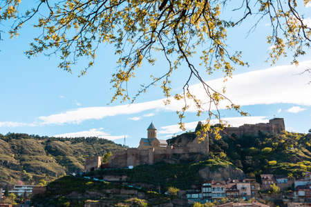 TBILISI, GEORGIA, APRIL 18, 2019: Saint George's Church is a 13th century Armenian church in the old...