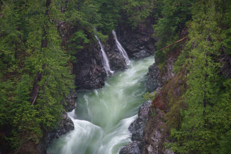 Waterfalls, Gordon River, Port Renfrew, British Columbia, Vancouver Island, Canada