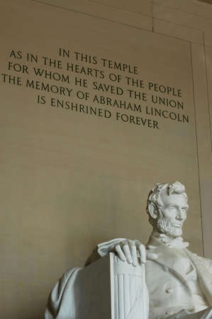 Lincoln Monument, Washington DCの写真素材