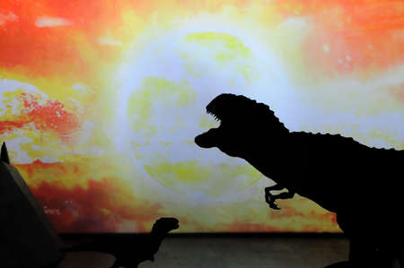 Walking with Dinosaurs show at the Verizon Center in Washington, DCの写真素材