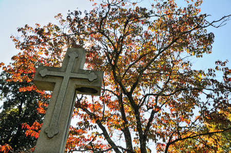 Hollywood Cemetery, Richmond, Virginiaの写真素材