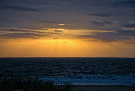 Sunrise over the ocean