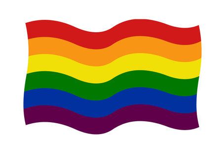 Rainbow or Pride Flag stock illustrationのイラスト素材