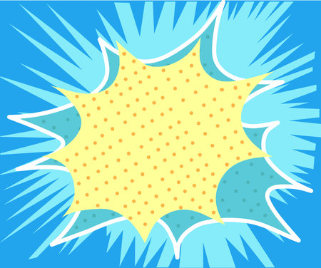 Abstract Comic bust vector illustration backgroundのイラスト素材