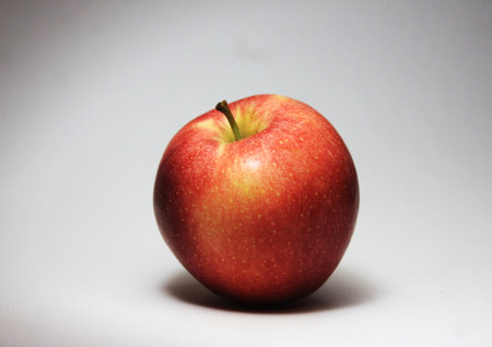 Fresh apple on white background stock photo
