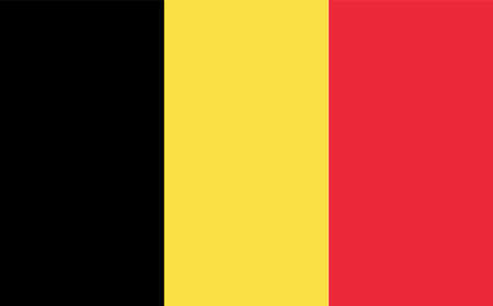 Belgium flag vector illustrationのイラスト素材