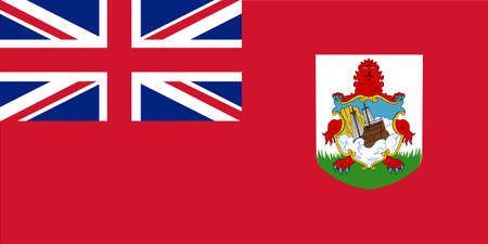 Bermuda flag vector illustrationのイラスト素材