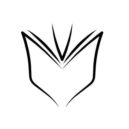Education logo book and butterfly vector isolatedのイラスト素材